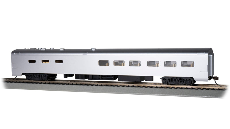 Bachmann 14803 HO Scale 85' Dining Car Painted Unlettered Aluminum