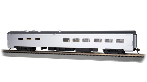 Bachmann 14803 HO Scale 85' Dining Car Painted Unlettered Aluminum