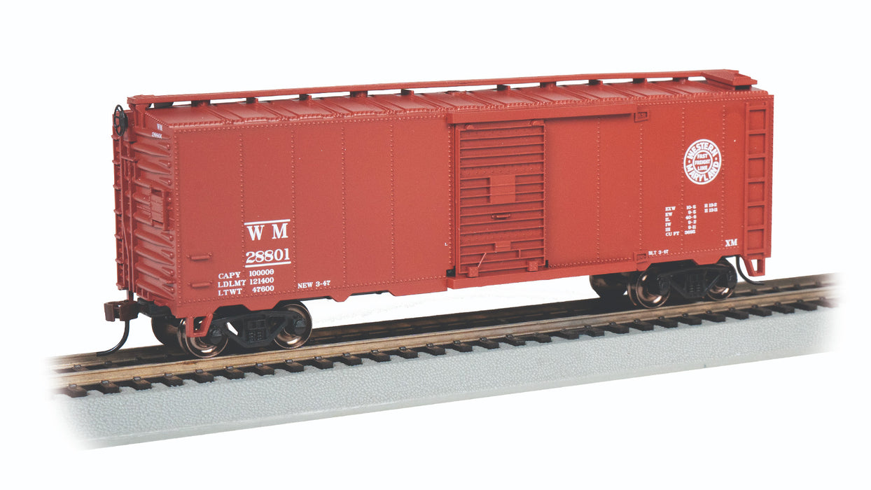 Bachmann 15015 HO Scale 40' Steam Era Boxcar Western Maryland WM 28801