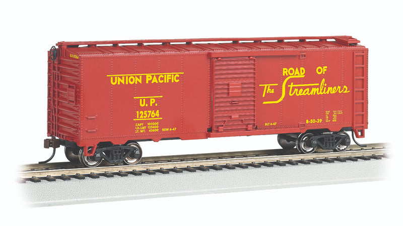Bachmann 15017 HO Scale 40' Steam Era Boxcar Union Pacific UP 125764