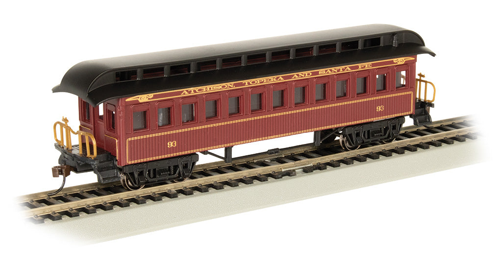 Bachmann 15104 HO Scale Wood Old Time Coach Car Santa Fe
