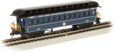 Bachmann 15105 HO Scale Wood Old Time Coach Car Royal Blue B&O