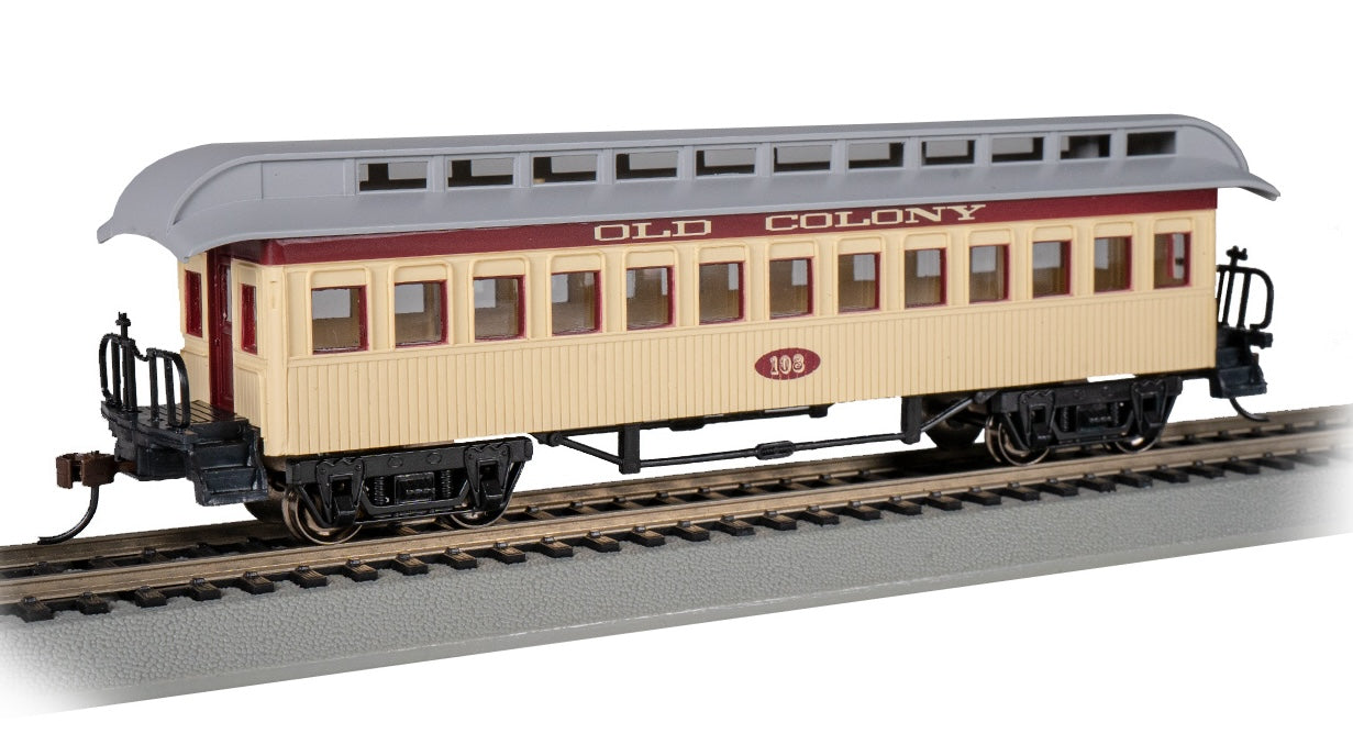 Bachmann 15106 HO Scale Wood Old Time Coach Car Old Colony