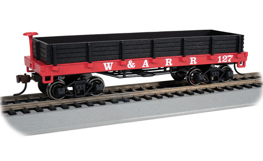 Bachmann 15403 HO Scale Old-Time Gondola Western & Atlantic W&A 127