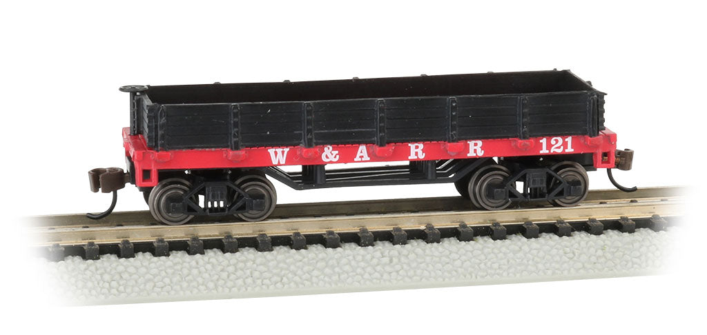 Bachmann 15451 N Scale Old-Time Gondola Western & Atlantic