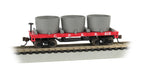 Bachmann 15552 N Scale Old-Time Water Tank Car Central Pacific CPRR
