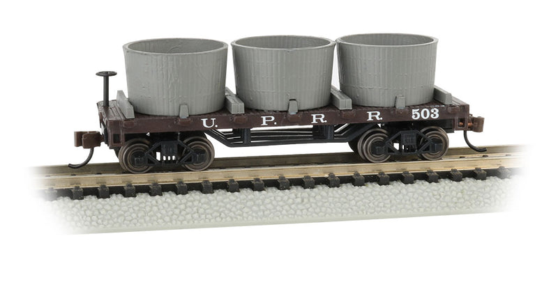 Bachmann 15553 N Scale Old-Time Water Tank Car Union Pacific UP