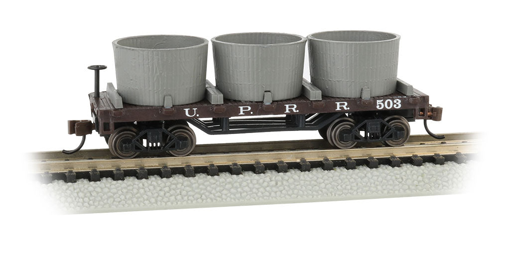 Bachmann 15553 N Scale Old-Time Water Tank Car Union Pacific UP