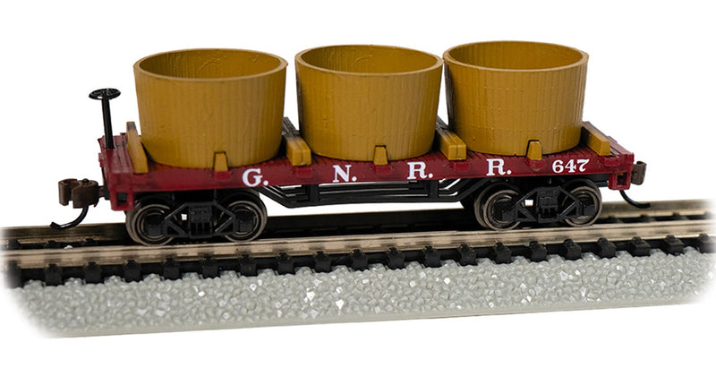 Bachmann 15555 N Scale Old-Time Water Tank Car Great Northern GN