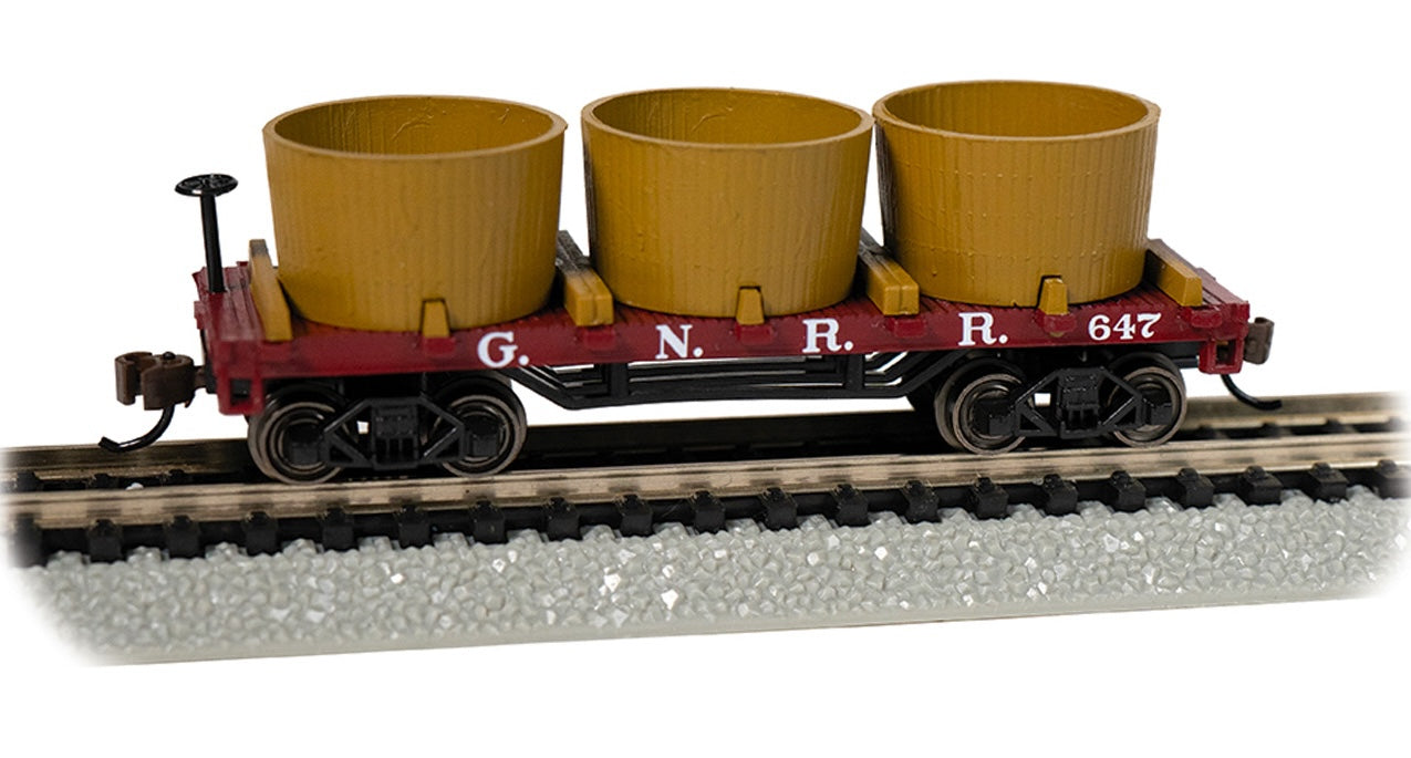 Bachmann 15555 N Scale Old-Time Water Tank Car Great Northern GN