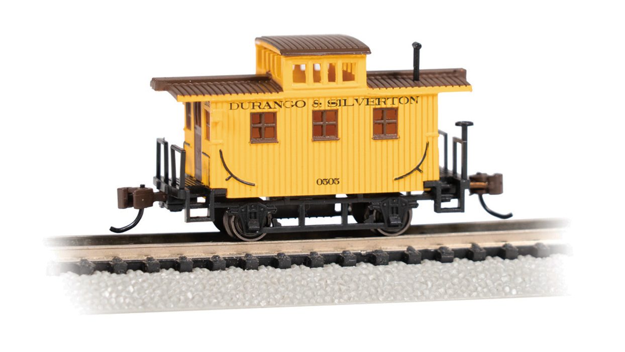 Bachmann 15757 N Scale Wood Old Time Caboose Durango & Silverton