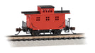Bachmann 15758 N Scale Wood Old Time Caboose Painted Unlettered - Red
