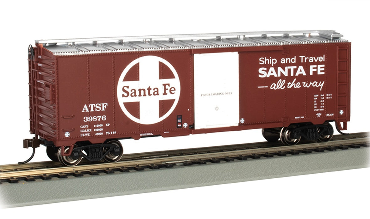 Bachmann 16012 HO Scale PS-1 40' Boxcar Santa Fe "Flour Only" ATSF 139876