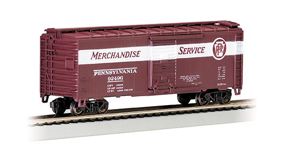 Bachmann 16014 HO Scale PS-1 40' Boxcar Pennsylvania "Merchandise Service" PRR 92496