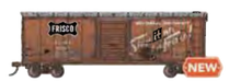 Bachmann 16031 HO Scale Workhorse Series 40' Boxcar Frisco SLSF 18087