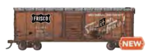 Bachmann 16031 HO Scale Workhorse Series 40' Boxcar Frisco SLSF 18087