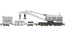 Bachmann 16151 N Scale Crane Car with Boom Tender Maintenance of Way