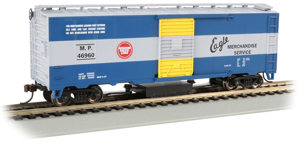 Bachmann 16318 HO Scale Track Cleaning Boxcar Missouri Pacific "Eagle" MP