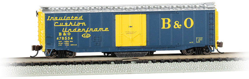 Bachmann 16368 N Scale Track Cleaning 50' Boxcar Baltimore & Ohio B&O 478554