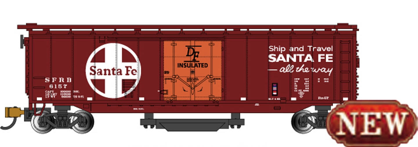 Bachmann 16374 N Scale Track Cleaning 50' Boxcar Santa Fe ATSF 6157