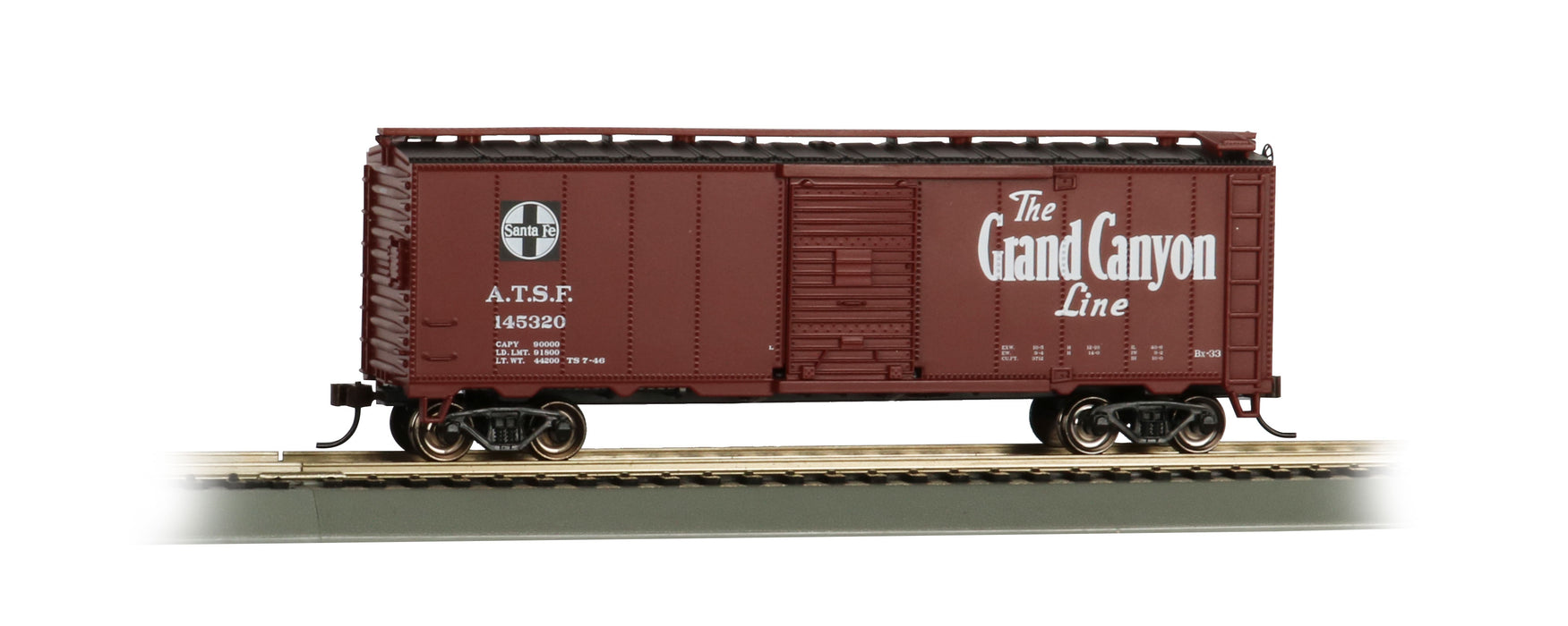 Bachmann 16503 HO Scale Boxcar Santa Fe "Grand Canyon / Map" Santa Fe ATSF