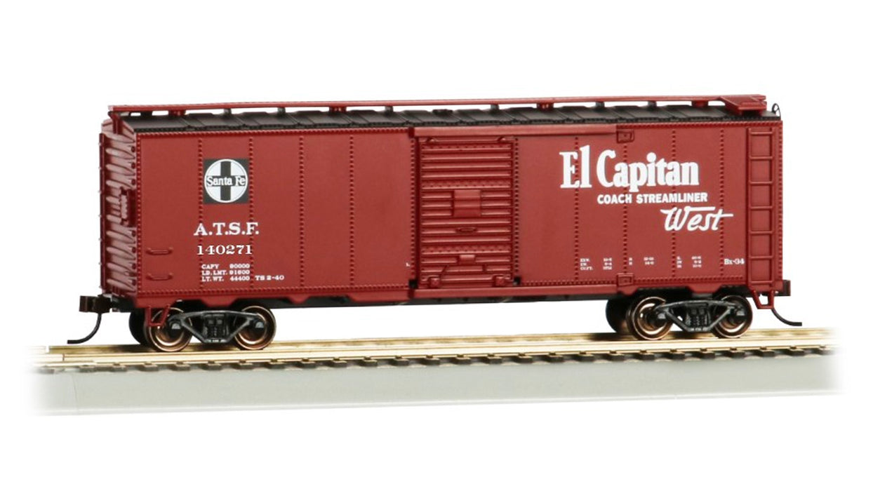 Bachmann 16506 HO Scale Boxcar Santa Fe "El Capitan / Map" Santa Fe ATSF 140271
