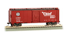 Bachmann 16507 HO Scale Boxcar Santa Fe "Chief / Map" Santa Fe ATSF 145263