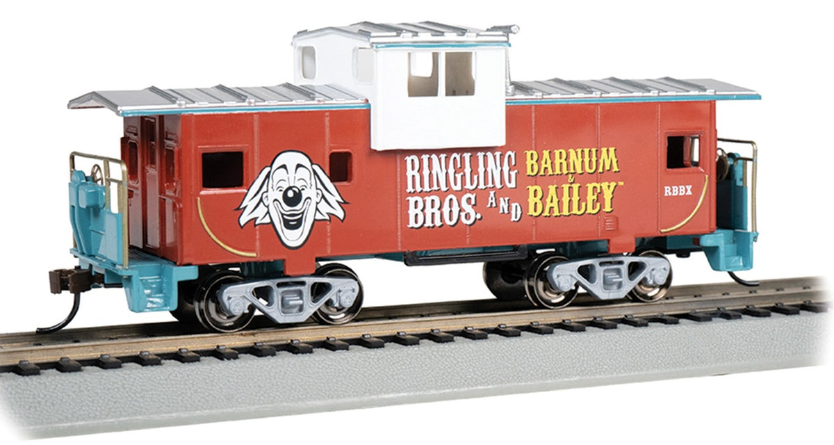 Bachmann 16614 HO Scale Ringling Bros Circus Wide Vision Caboose