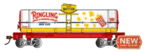 Bachmann 16618 HO Scale Single Dome Tank Car Ringling Bros - Popcorn Butter