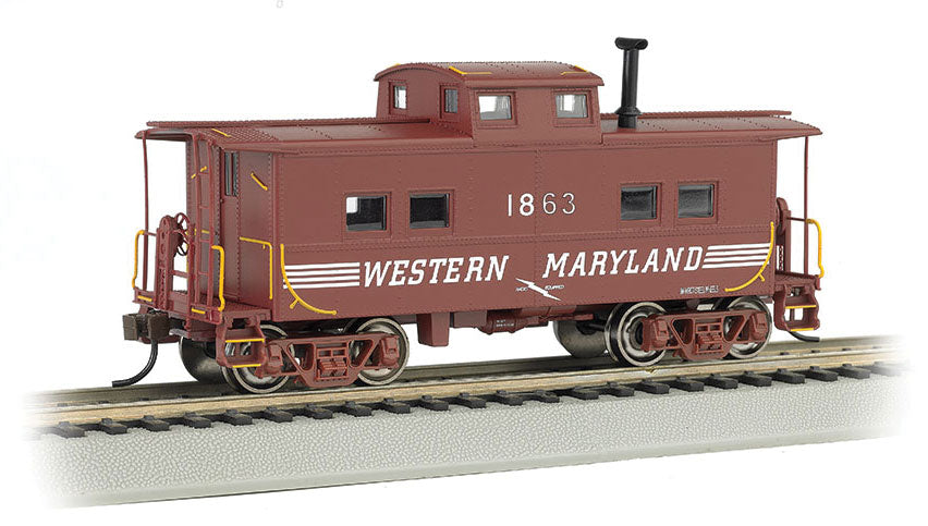 Bachmann 16823 HO Scale Northeastern Caboose Western Maryland (Speed) WM 1863