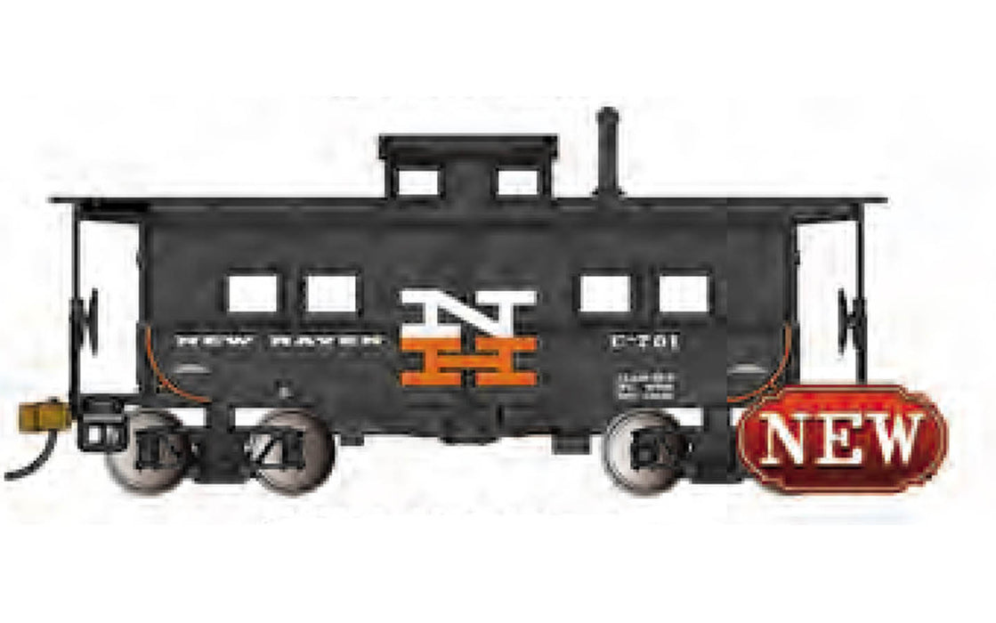 Bachmann 16828 HO Scale Northeastern Caboose New Haven (McGinnis) C-1701