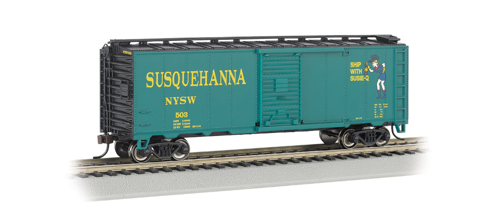 Bachmann 17001 HO Scale 40' Boxcar Susquehanna "Suzy Q" NYS&W