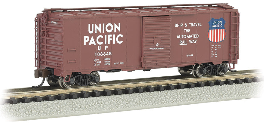 Bachmann 17053 N Scale 40' Boxcar Union Pacific UP