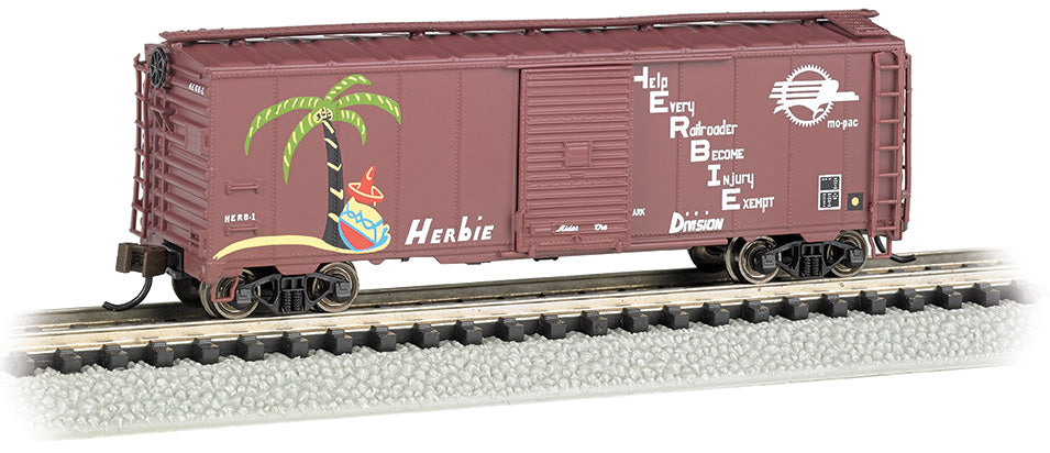 Bachmann 17060 N Scale 40' Boxcar Missouri Pacific "Herbie"