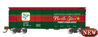 Bachmann 17071 N Scale 40' Boxcar North Star Present Express Christmas NP&S