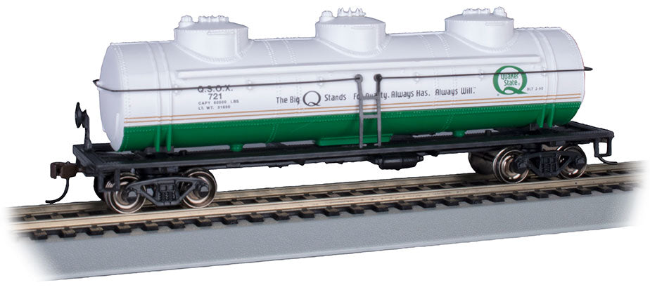 Bachmann 17110 HO Scale 3 Dome Tank Car Quaker State QSOX 721