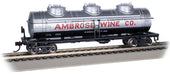 Bachmann 17111 HO Scale 3 Dome Tank Car Ambrose Wine Co. 7501