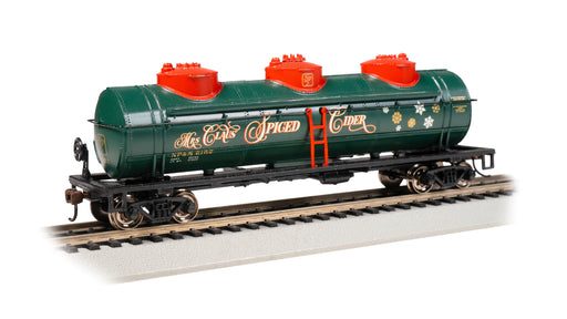 Bachmann 17117 HO Scale 3 Dome Tank Car Mrs. Claus' Spiced Cider 2162