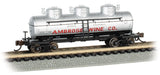 Bachmann 17158 N Scale 3 Dome Tank Car Ambrose Wine Co 7501