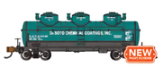 Bachmann 17161 N Scale 3 Dome Tank Car DeSoto Chemical Company NATX 3448