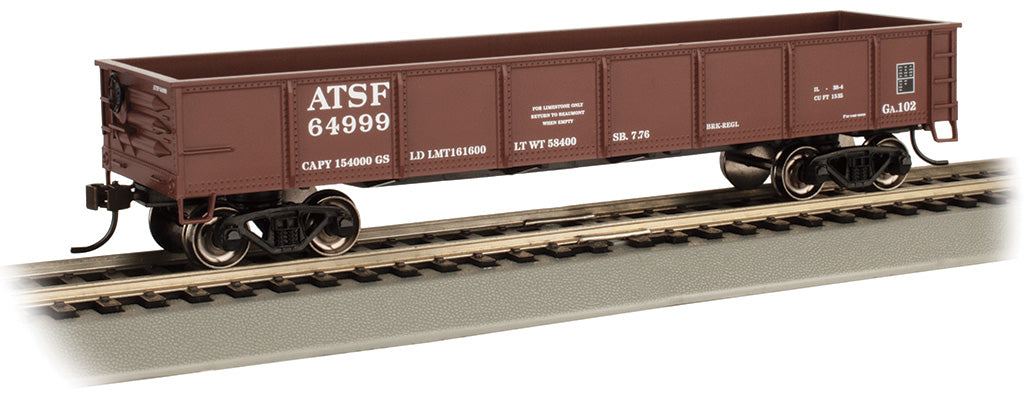 Bachmann 17217 HO Scale 40' Gondola Santa Fe ATSF 64999