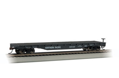 Bachmann 17333 HO Scale 52' Flatcar Northern Pacific NP