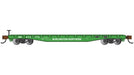 Bachmann 17357 N Scale 52' Flatcar Burlington Northern BN 612779