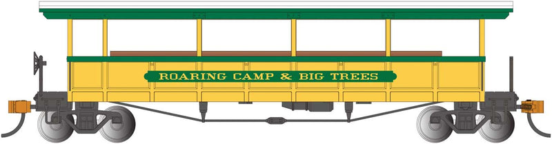 Bachmann 17402 HO Scale Open Excursion Car Roaring Camp & Big Trees