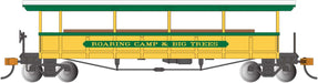 Bachmann 17402 HO Scale Open Excursion Car Roaring Camp & Big Trees