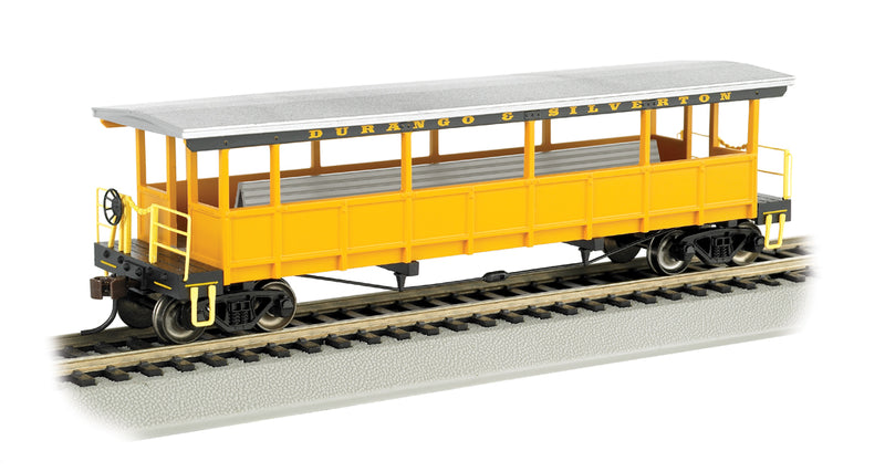 Bachmann 17432 HO Scale Open Excursion Car Durango & Silverton
