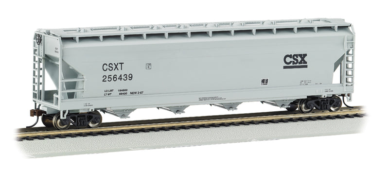 Bachmann 17501 HO Scale 56' ACF Centerflow Covered Hopper CSXT