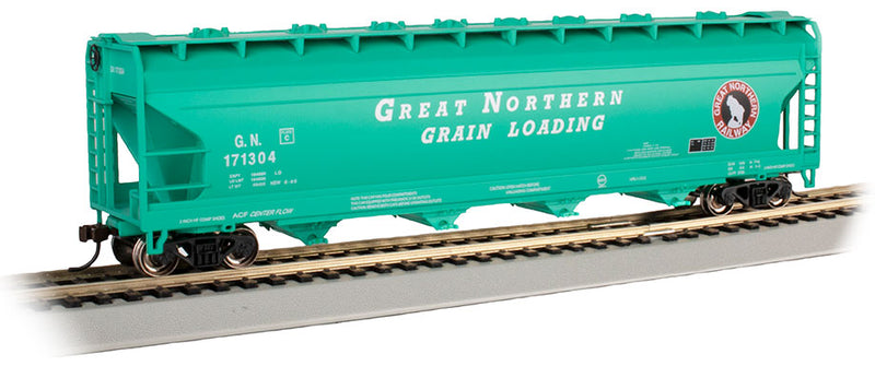 Bachmann 17509 HO Scale 56' ACF Centerflow Covered Hopper Great Northern GN 171304