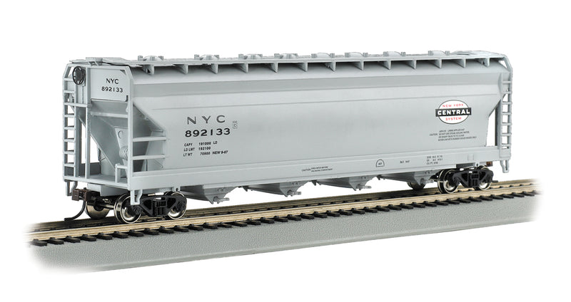 Bachmann 17523 HO Scale 56' ACF Centerflow Covered Hopper New York Central NYC