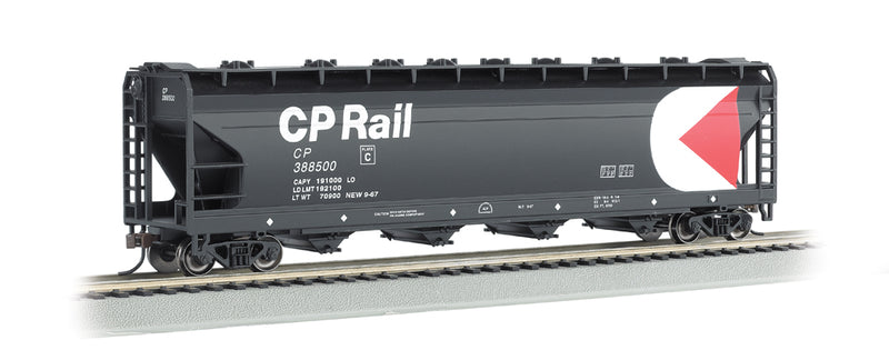 Bachmann 17529 HO Scale 56' ACF Centerflow Covered Hopper Canadian Pacific CP RAIL